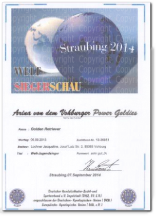 Weltsiegerschau Straubing 2014